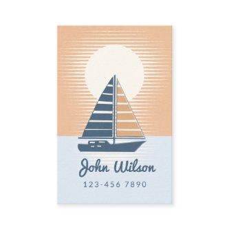 Sailboat in sunset