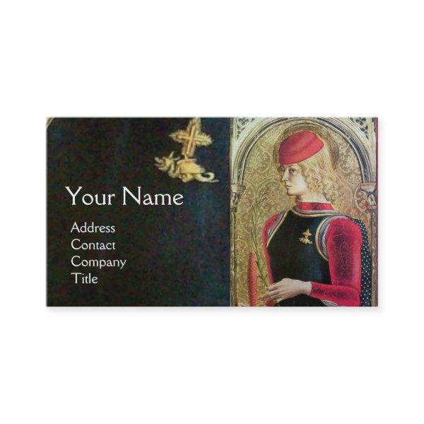 SAINT GEORGE AND DRAGON ,Red,Black,Gold Yellow