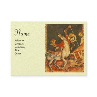 Saint George's Battle & Dragon Monogram Pearl