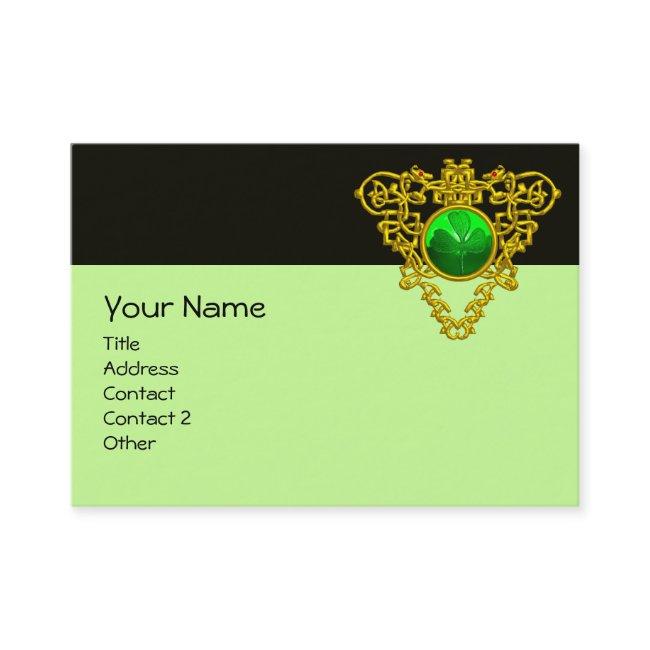 SAINT PATRICK'S CELTIC HEART,SHAMROCK, black white