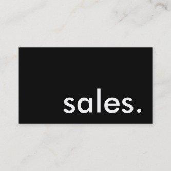 sales.
