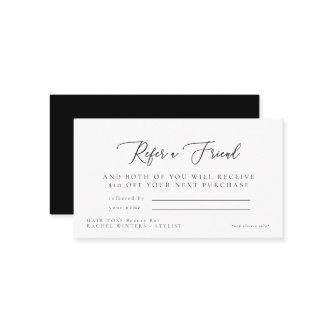 Salon Refer a Friend Name Discount