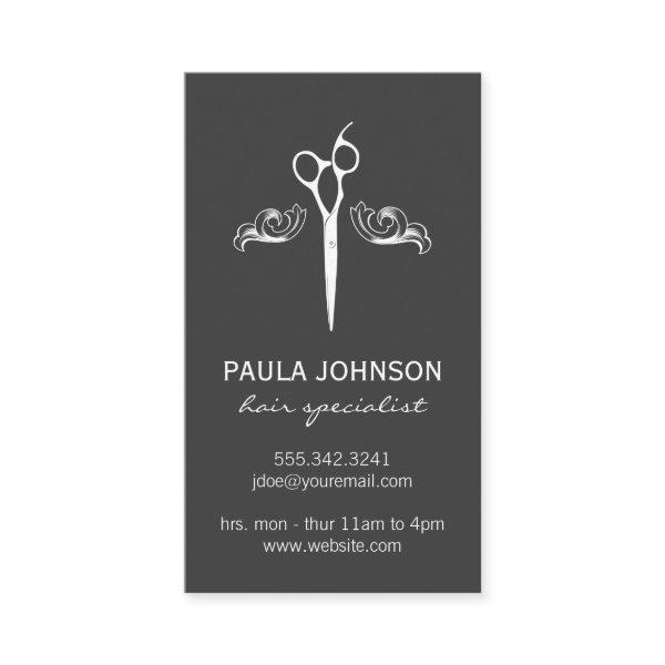 Salon Shears Fancy Elements Gray
