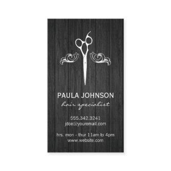 Salon Shears Fancy Elements Wood Panels