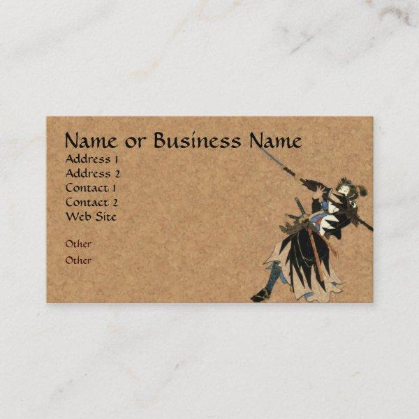 Samurai Warrior Business Profile Card