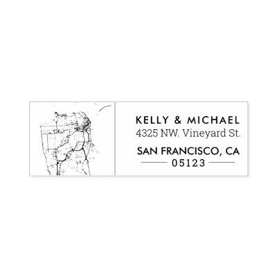 San Francisco City Map | Custom Address Self-inking Stamp