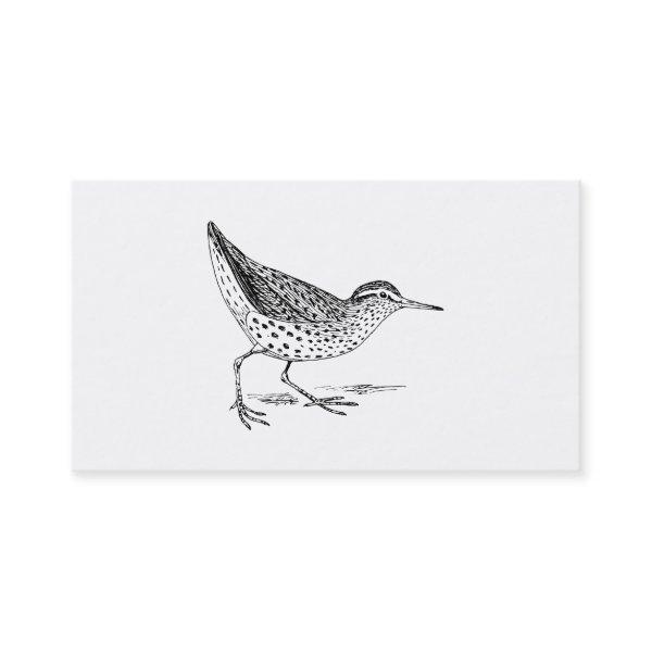 Sandpiper Bird Art