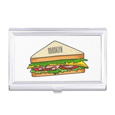 Sandwich cartoon illustration  case