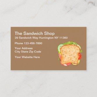 Sandwich Shop Restaurant