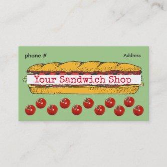 Sandwich Sub Shop Loyalty Punch