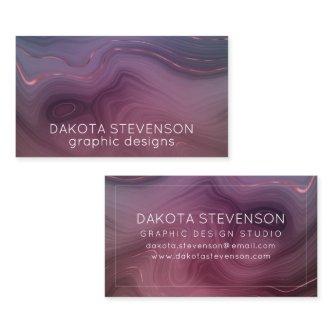 Sangria Strata | Moody Pink and Purple Luxe Agate
