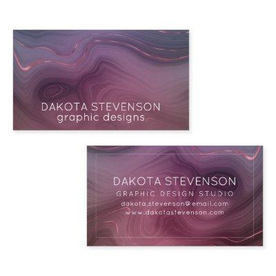 Sangria Strata | Moody Pink and Purple Luxe Agate