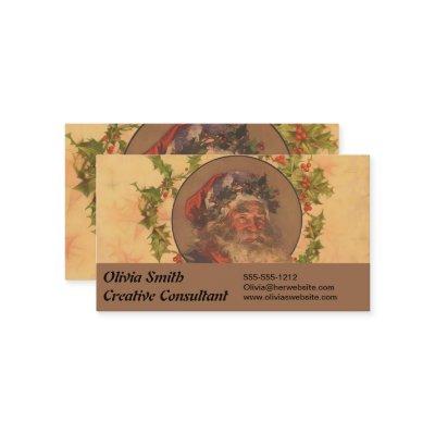 Santa Claus Christmas Vintage Portrait