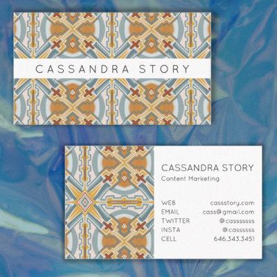 Santa Fe Tiles Earthy Boho Modern Pattern