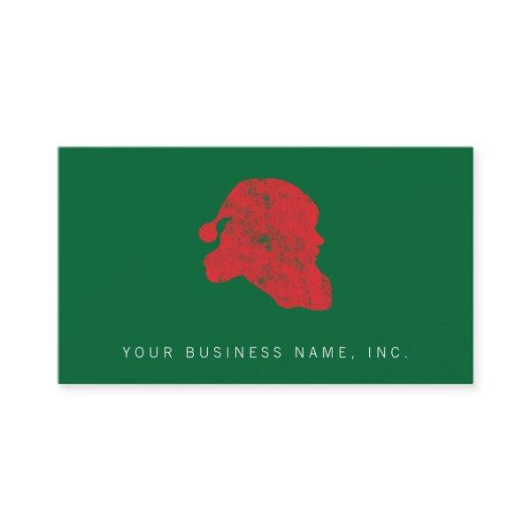 Santa (Retro Letterpress Style)