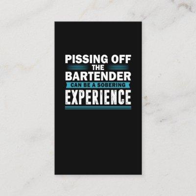Sarcastic Bartender Alcohol Mixer Barkeeper Jokes