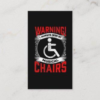 Sarcastic Wheelchair Funny Handicap Musical Joke