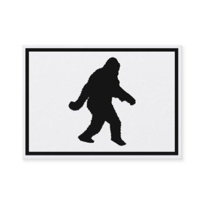 Sasquatch Squatchin' Silhouette