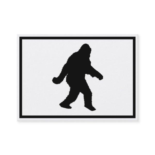Sasquatch Squatchin' Silhouette