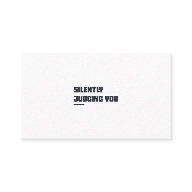 sassy quote and a minimalistic style