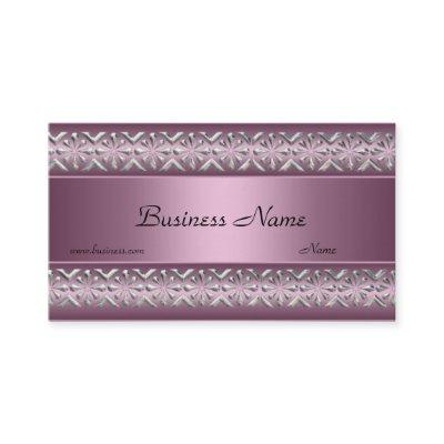 Satin Pink Silver Trim Elegant