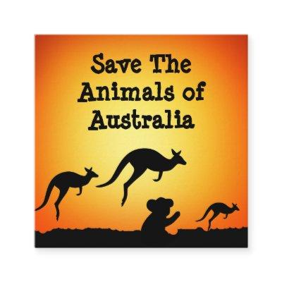 Save The Animals of Australia Square
