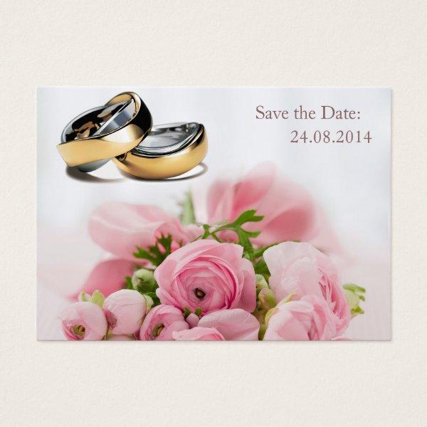 Save the Date, Wedding Rings