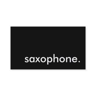 saxophone.