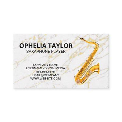 Saxophone | Marble Slate Background