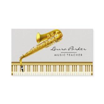 Saxophone Music Teacher Piano Keyboard  Musician