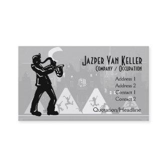 Saxophone Player Black Silhouette