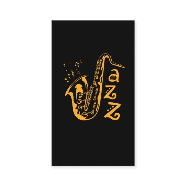 Saxophone Player Jazz Music Lover Musical Notes