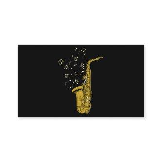 Saxophone Player Jazz Music Notes Saxophonist Saxo