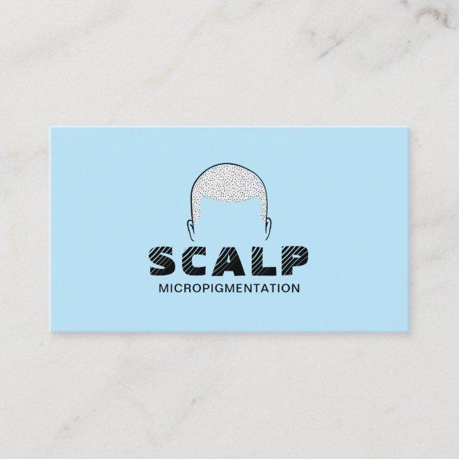 Scalp Micropigmentation Hair Tattoo Light Blue