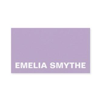 Scandinavian Lavender Violet Minimalist Simple