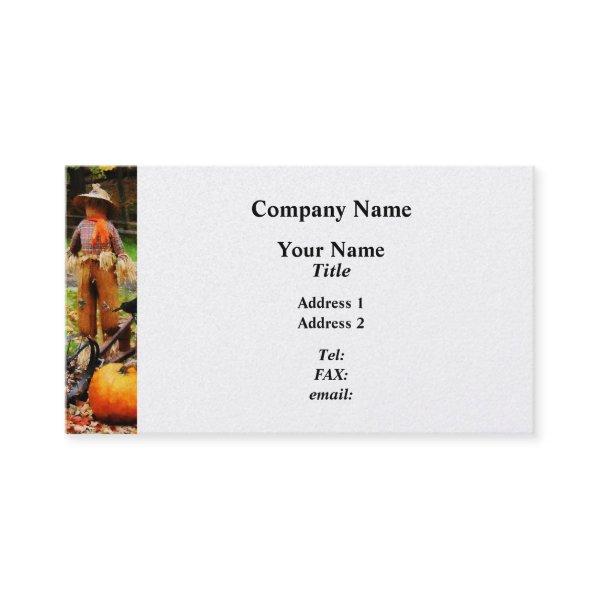 Scarecrow and Pumpkin - Platinum Finish