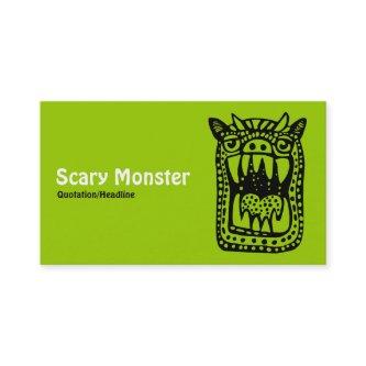 Scary Monster - Green Front, Gray Back