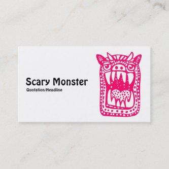 Scary Monster - Neon Red