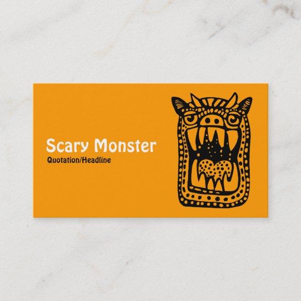 Scary Monster - Orange Front Gray Back