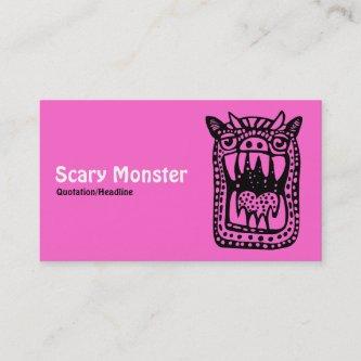Scary Monster - Pink Front Gray Back