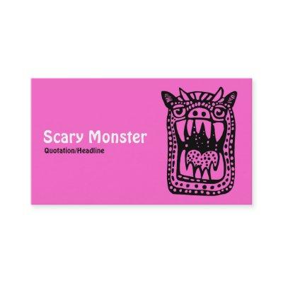 Scary Monster - Pink Front Gray Back