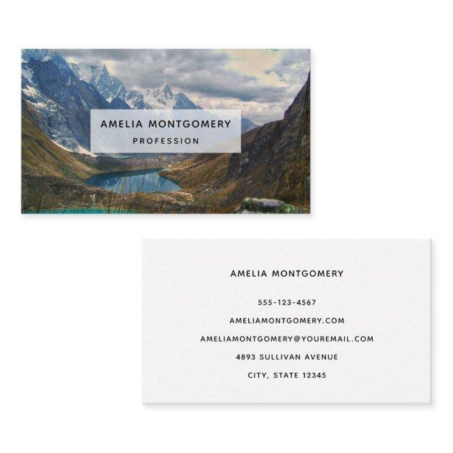 Scenic Alpine Mountains Photo
