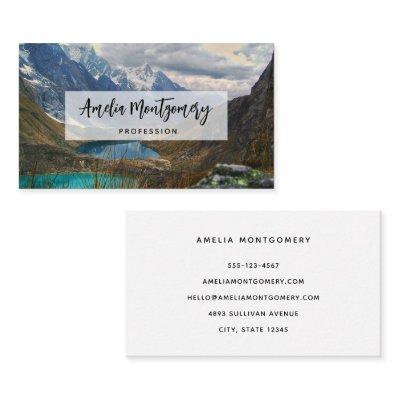 Scenic Alpine Mountains Photo