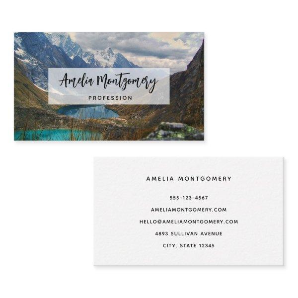 Scenic Alpine Mountains Photo