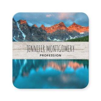 Scenic Mountain Landscape Photograph Square