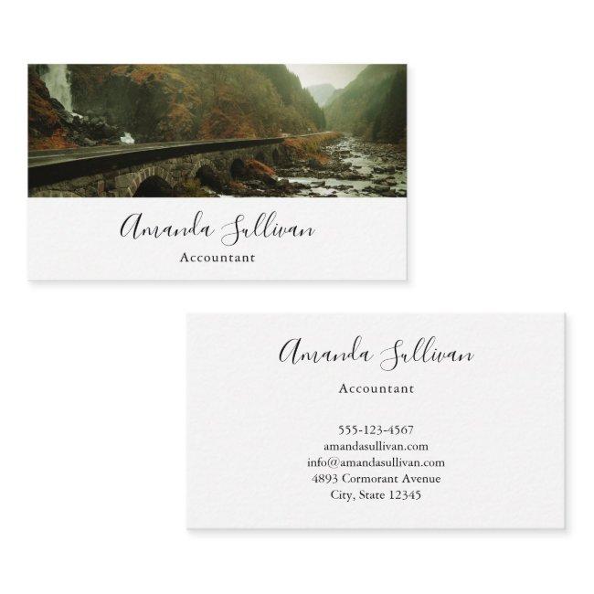 Scenic Photo Waterfalls and Forest