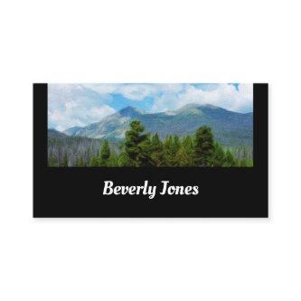 scenic Rocky mountains Colorado nature art
