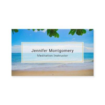 Scenic Tropical Beach Sun Sand and Surf
