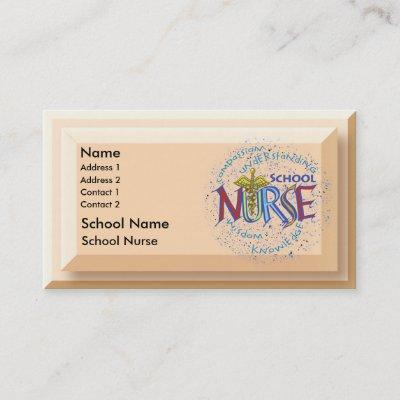 School Nurse custom name