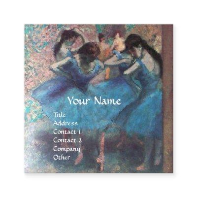 SCHOOL OF DANCE /BALLERINA,BALLET DANCERS IN BLUE SQUARE